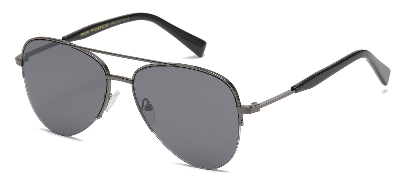 Air Force Semi-Rimless Aviator av5192