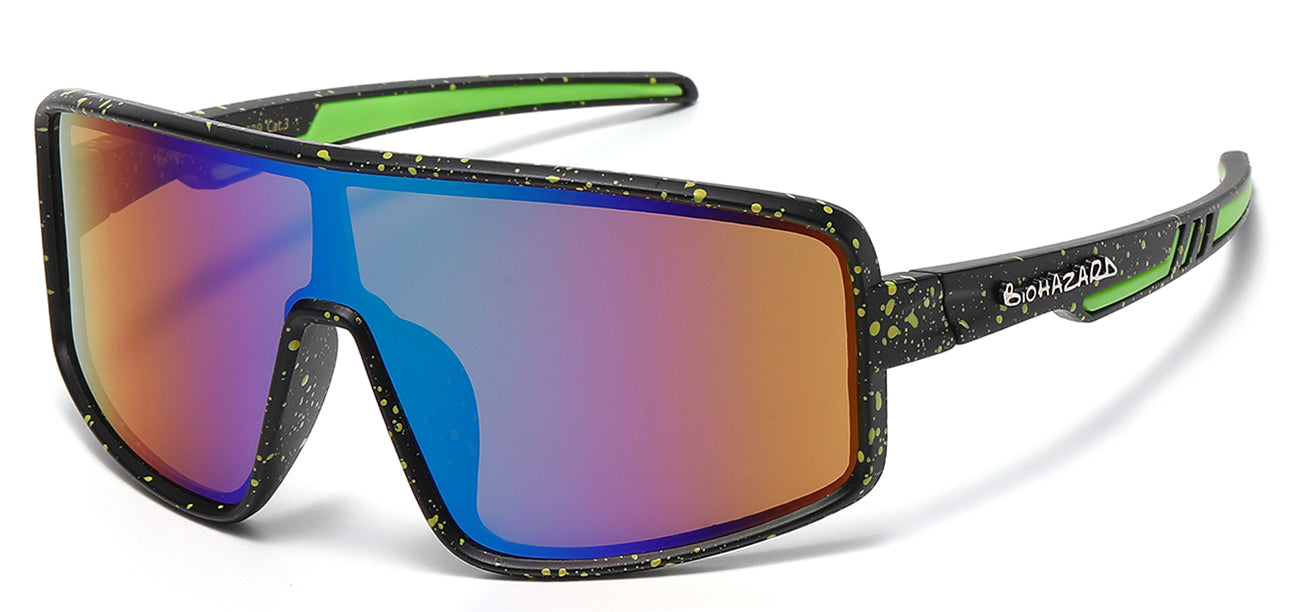 Biohazard Mirror Shield Shades bz66330