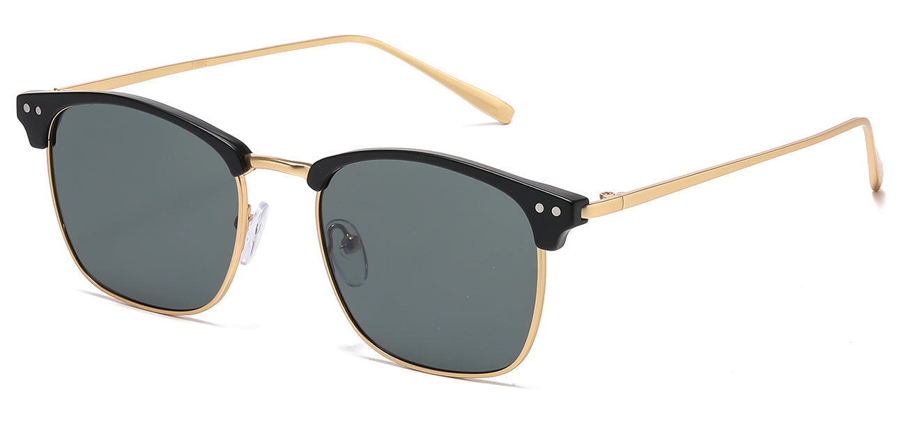 Classic Metallic Square Sunglasses 713092