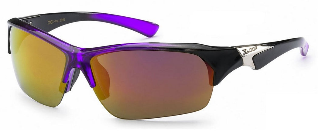 X-Loop Semi Rimless Sunglasses x2392