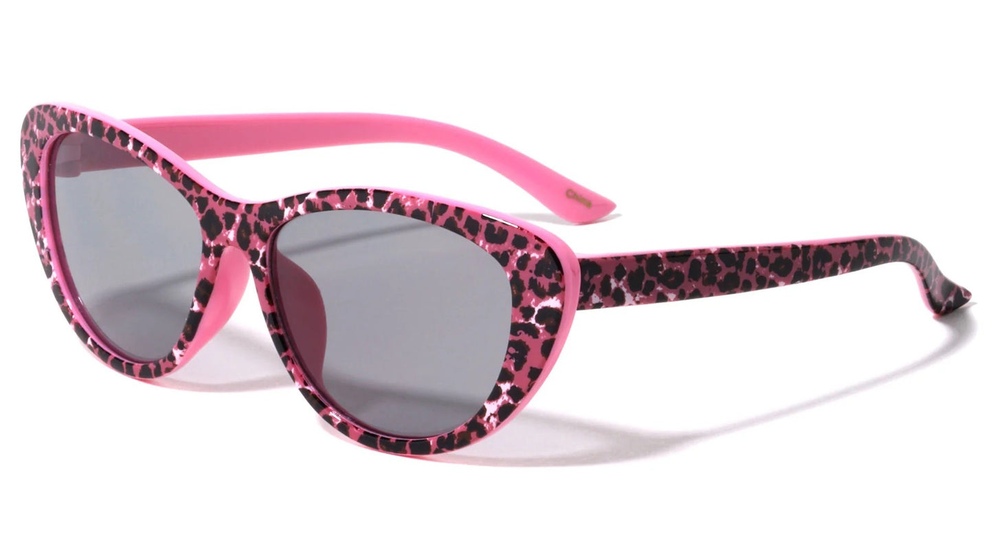 Kids Retro Print Cat Eye Sunglasses k884