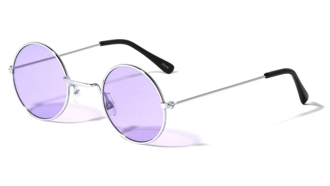 Color Lens Round Frame Shades 1001-co