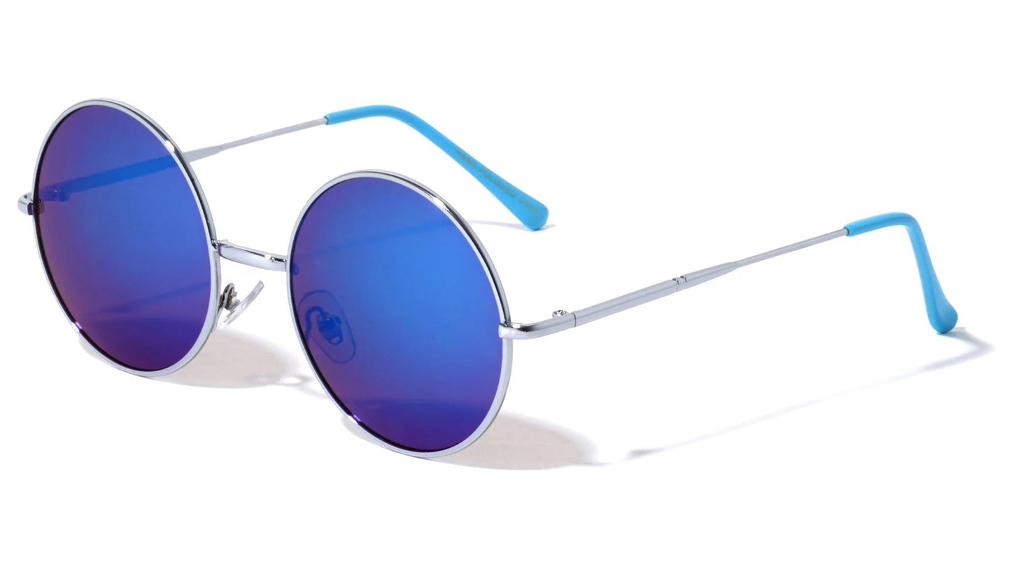 Retro Metallic Round Sunglasses m3945-cm