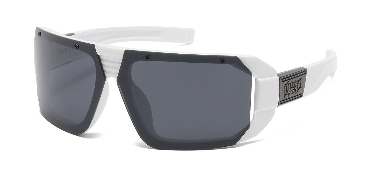 Locs All White Sunglasses loc91202-wht