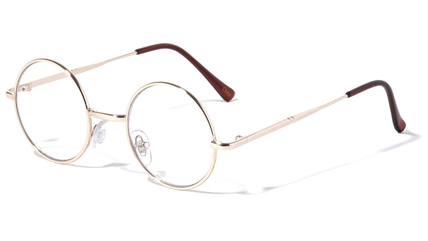 Round Clear Lens Glasses pv8009-clr