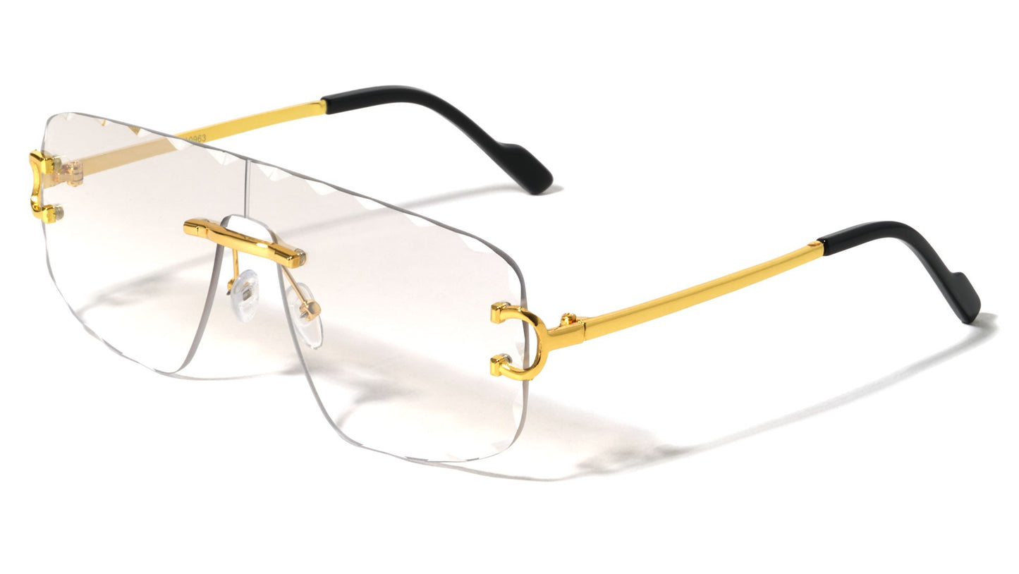 Metal Rimless Fashion Sunglasses m10963