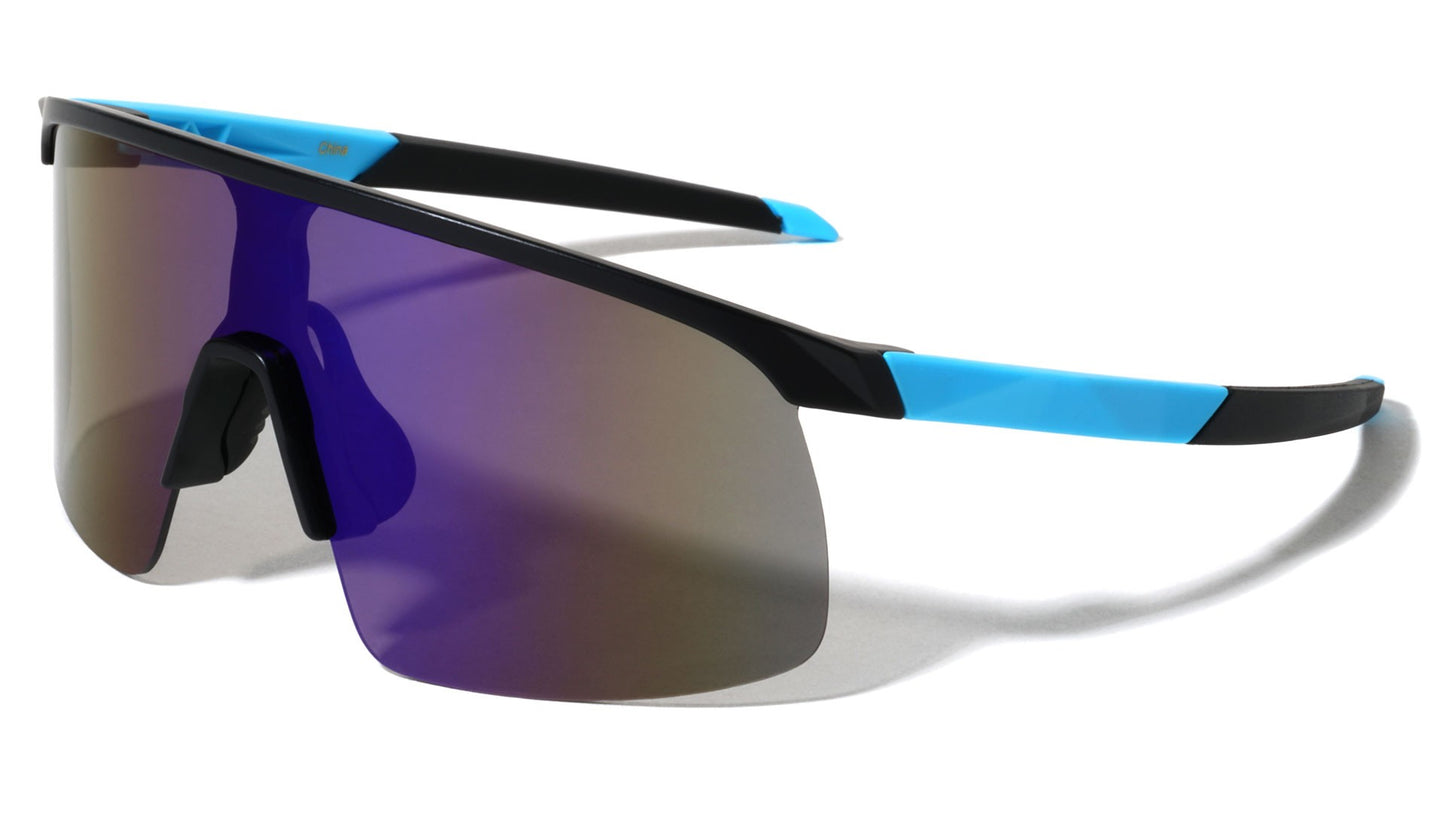 Semi Rimless Shield Sunglasses bp0251-cm