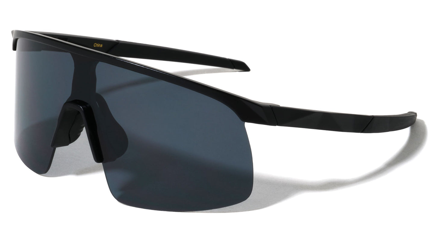 Semi Rimless Shield Sunglasses bp0251-cm