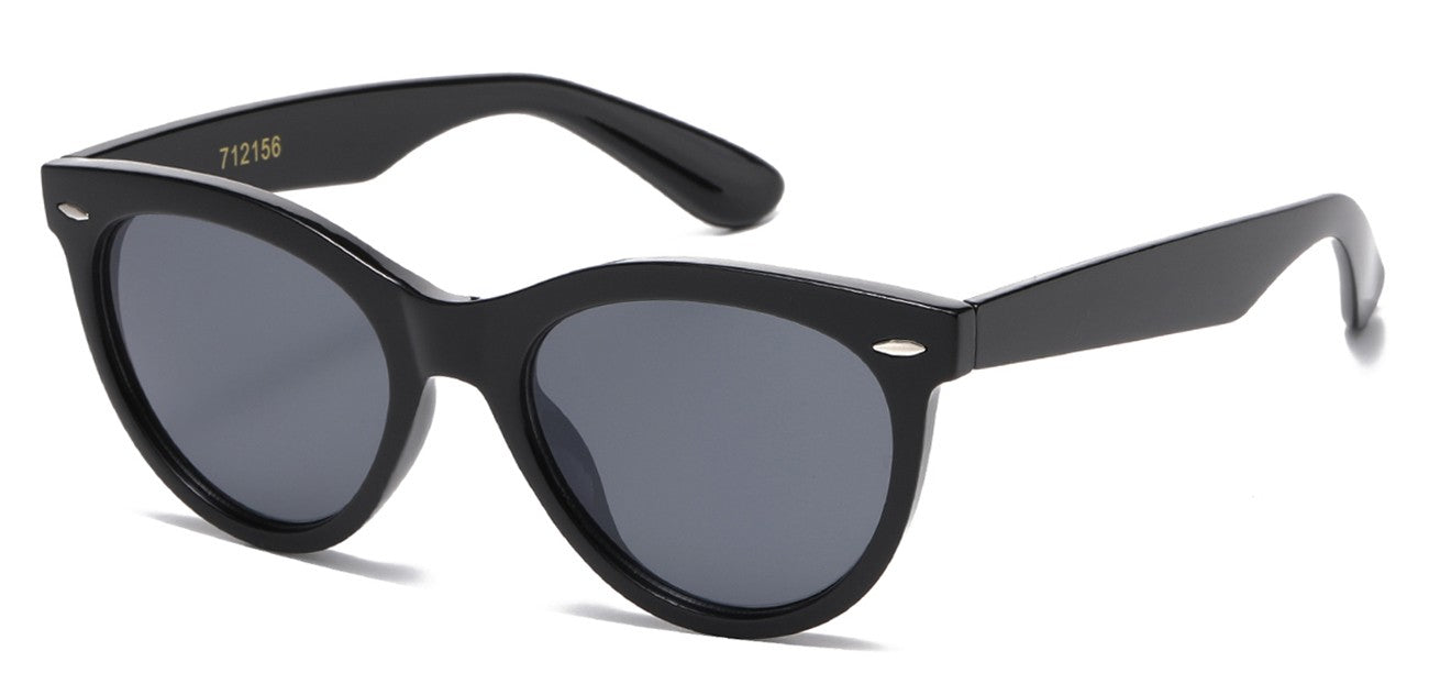 Classic Rounded Frame Sunglasses 712156