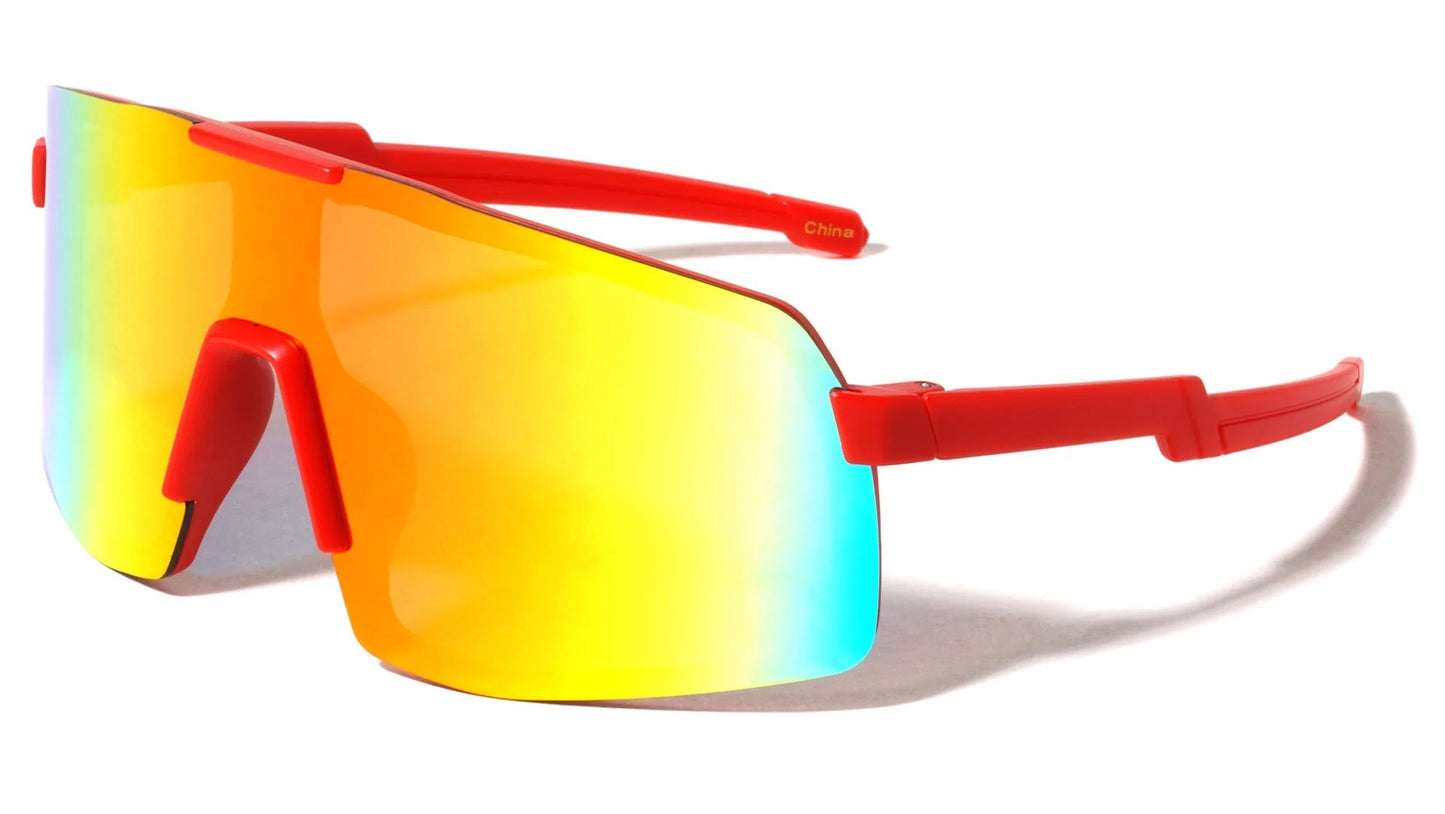 Kids One Piece Shield Sunglasses kbp0287-cm