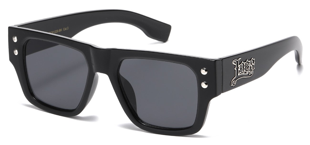 Locs Urban Black Sunglasses loc91258-BK