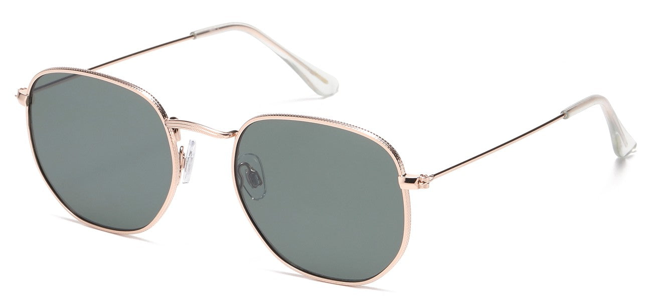 Classic Metallic Square Sunglasses 711056