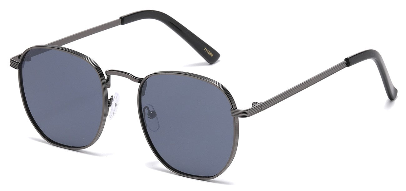 Classic Metallic Square Sunglasses 711060