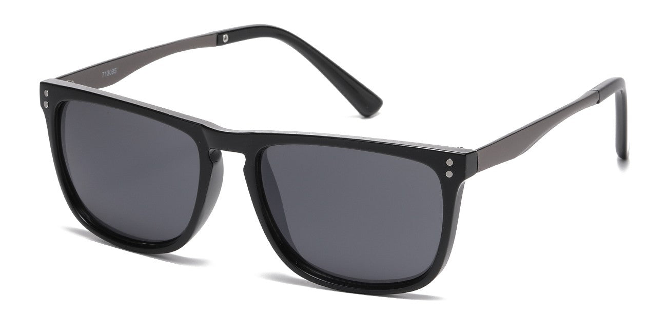 Classic Metallic Square Sunglasses 713101