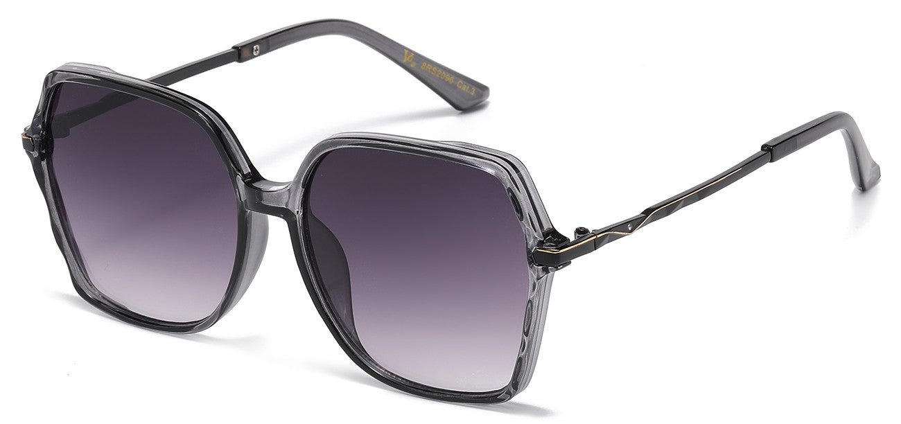 Rhinestone Square Frame Sunglasses rs2096