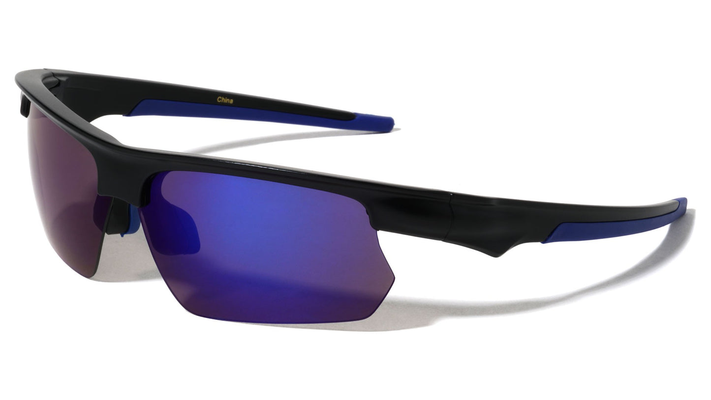 Semi-Rimless Sports Sunglasses bp0285