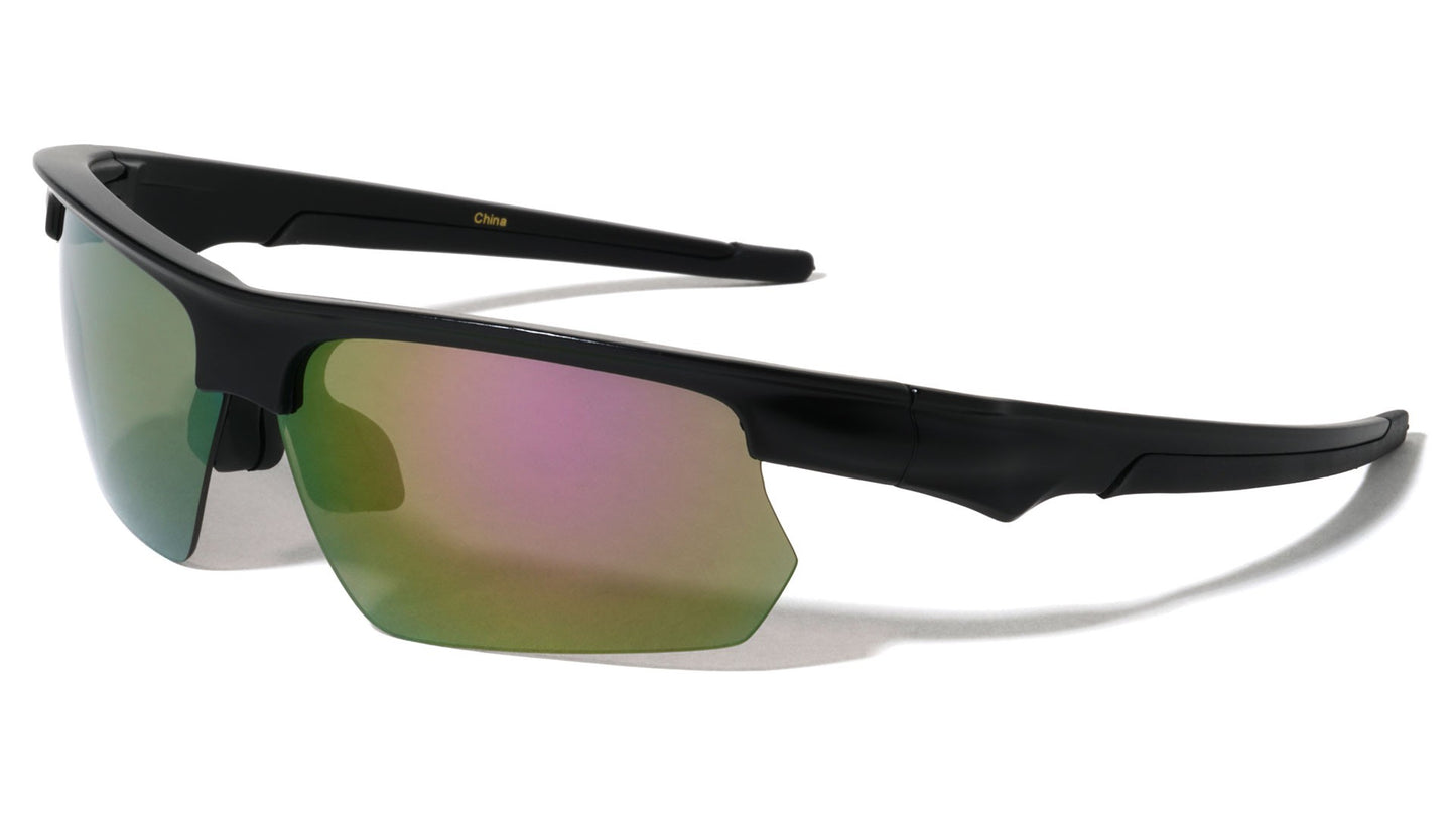 Semi-Rimless Sports Sunglasses bp0285