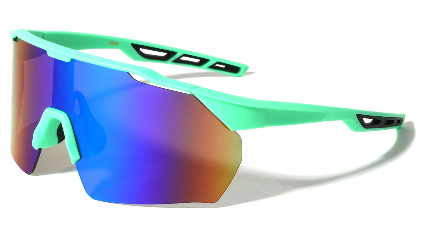 Oversized Shield Sports Sunglasses bp0286-cm