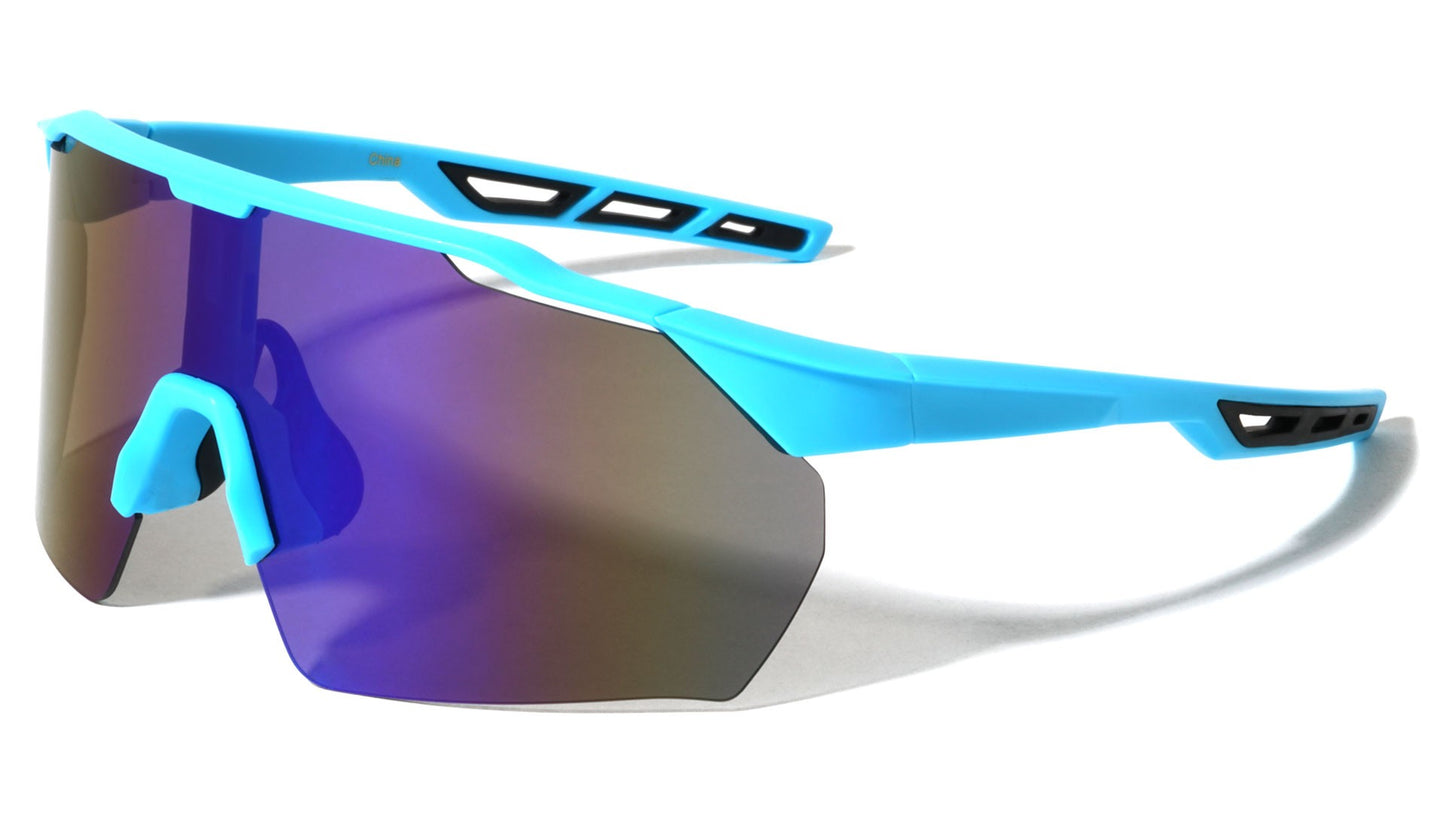 Oversized Shield Sports Sunglasses bp0286-cm