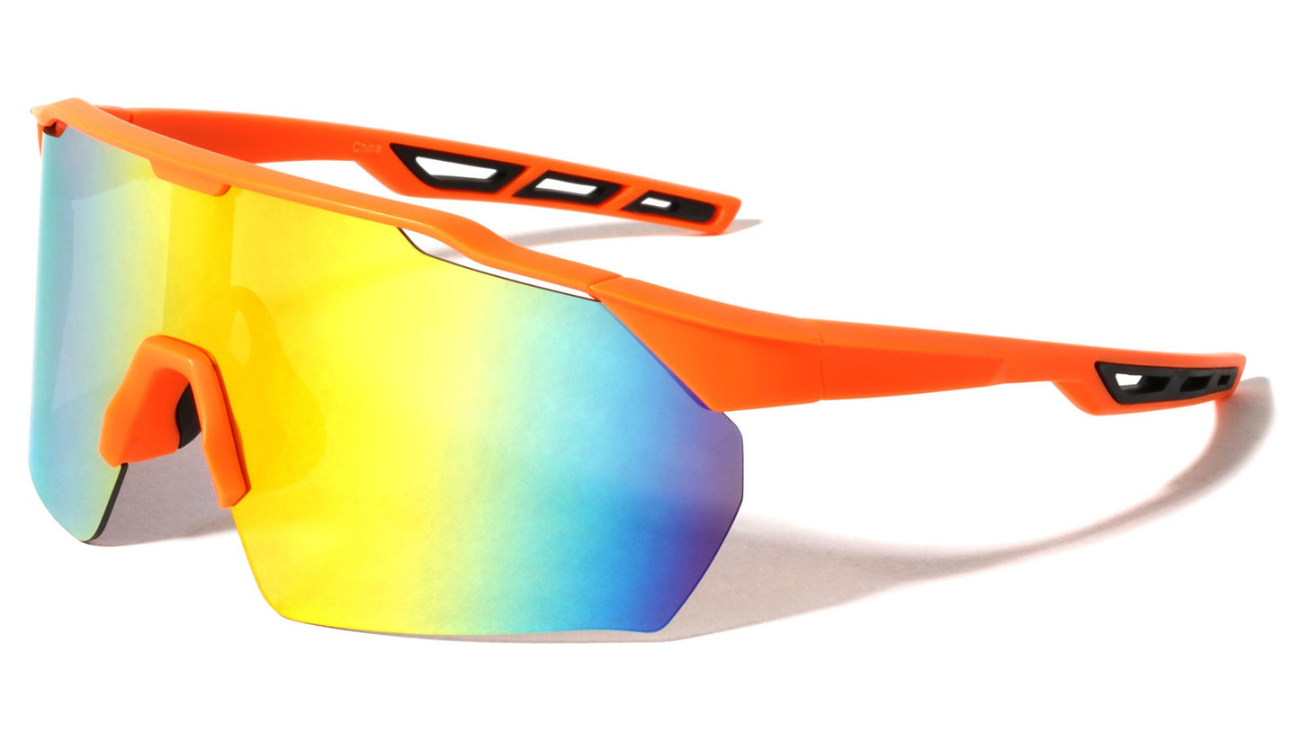 Oversized Shield Sports Sunglasses bp0286-cm