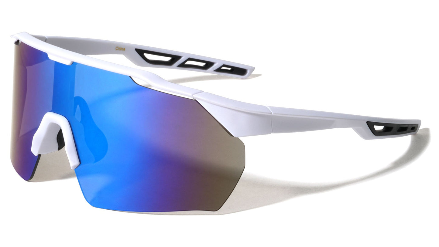 Oversized Shield Sports Sunglasses bp0286-cm
