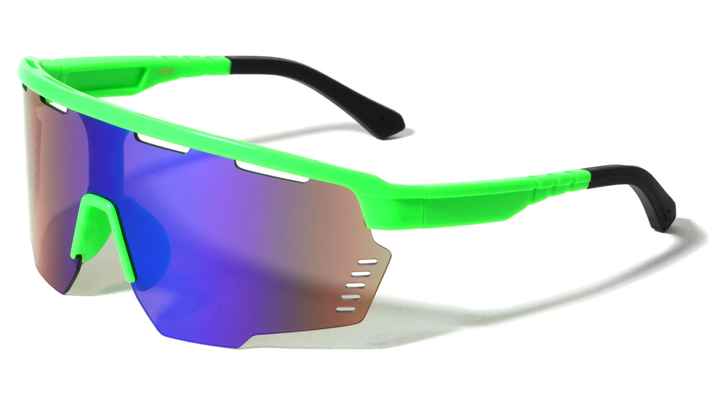 Semi Rimless Cutout Shield Lens bp0292-cm