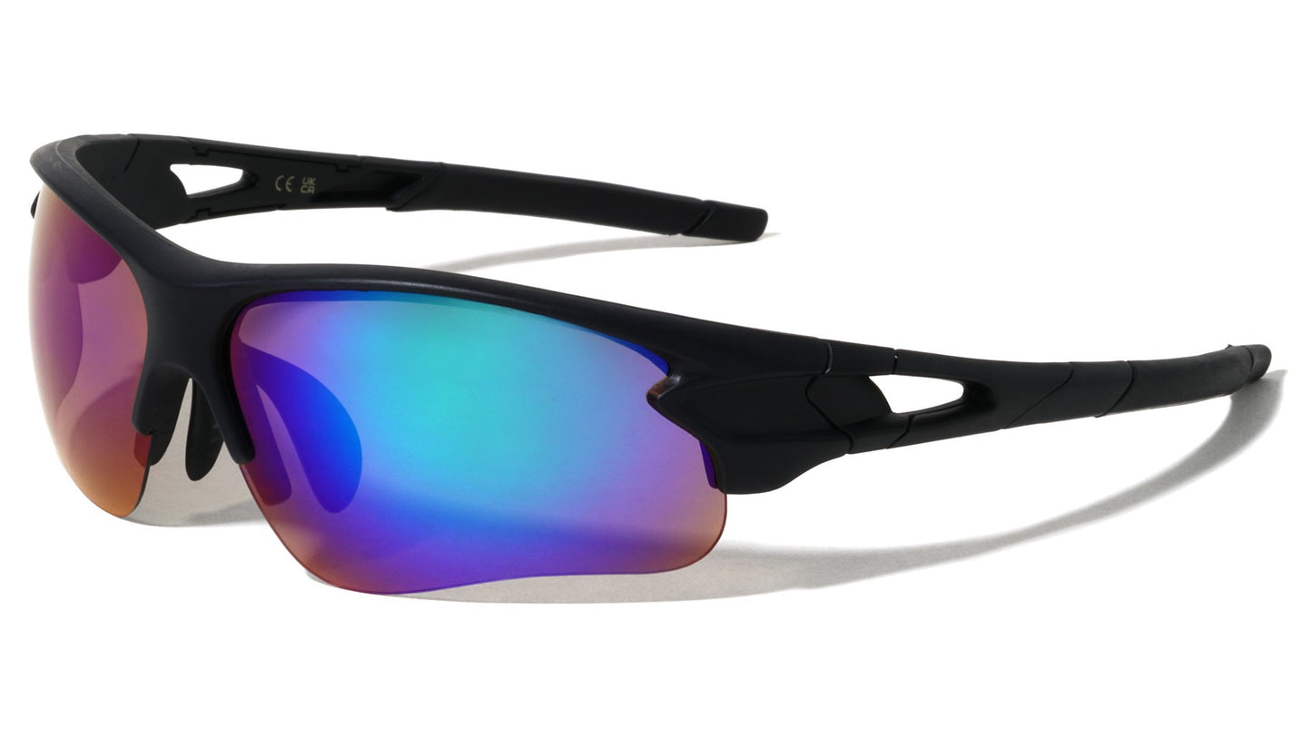 Semi-Rimless Sports Sunglasses bp0295-cm