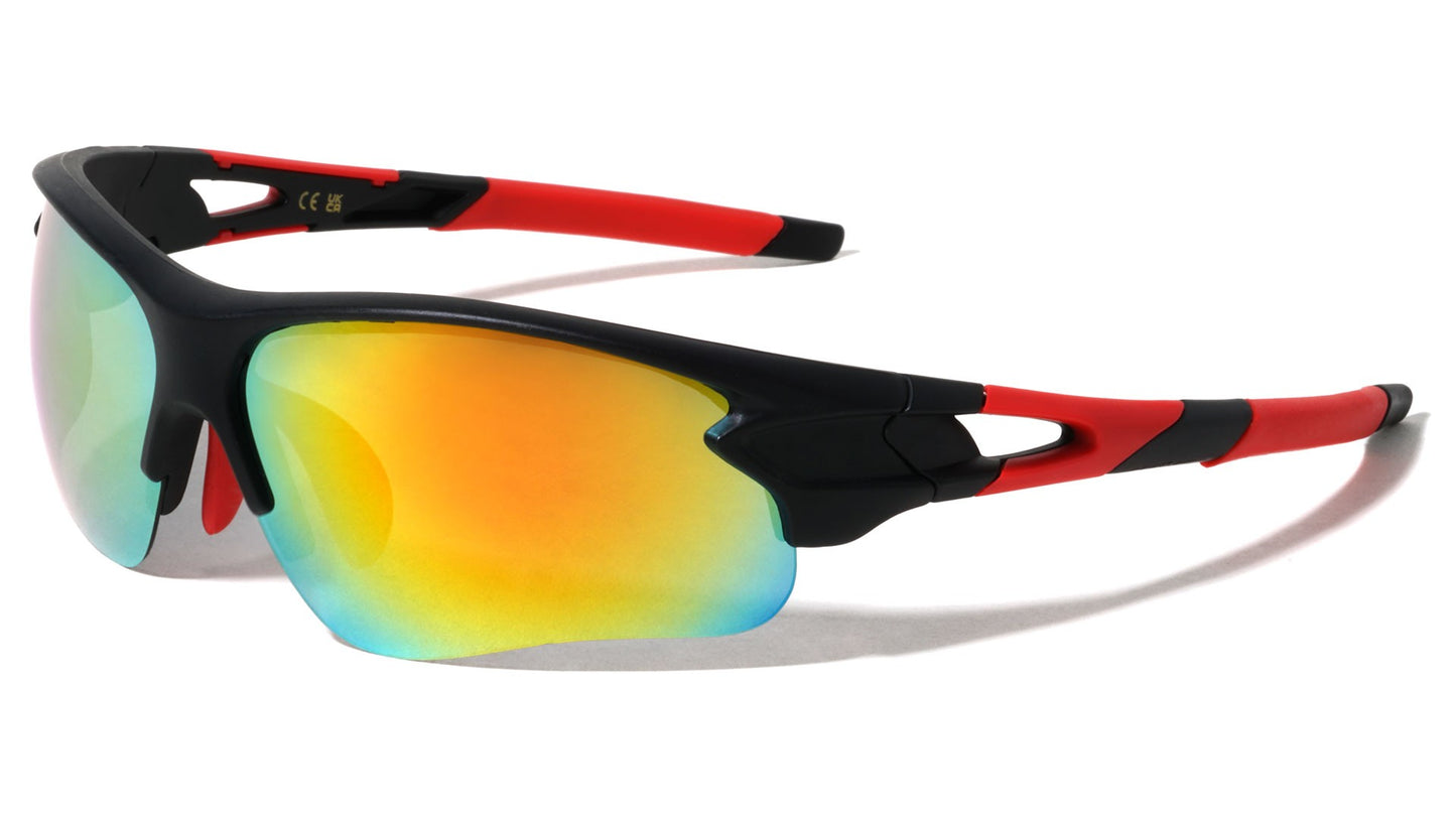 Semi-Rimless Sports Sunglasses bp0295-cm