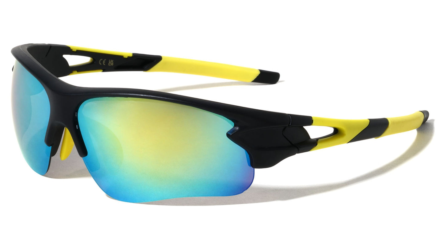 Semi-Rimless Sports Sunglasses bp0295-cm