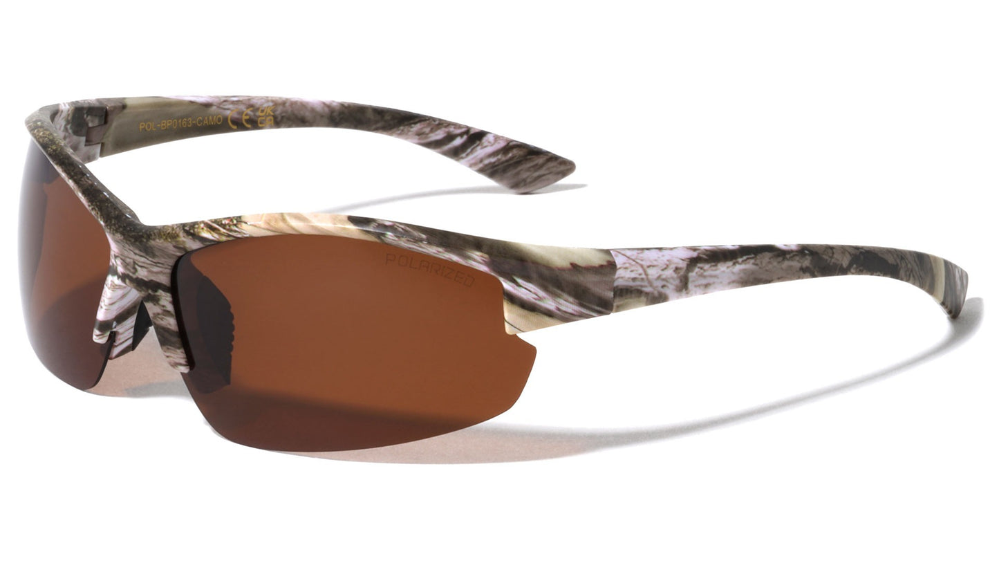 Polarized Semi Rimless Shades pol-bp0163-camo