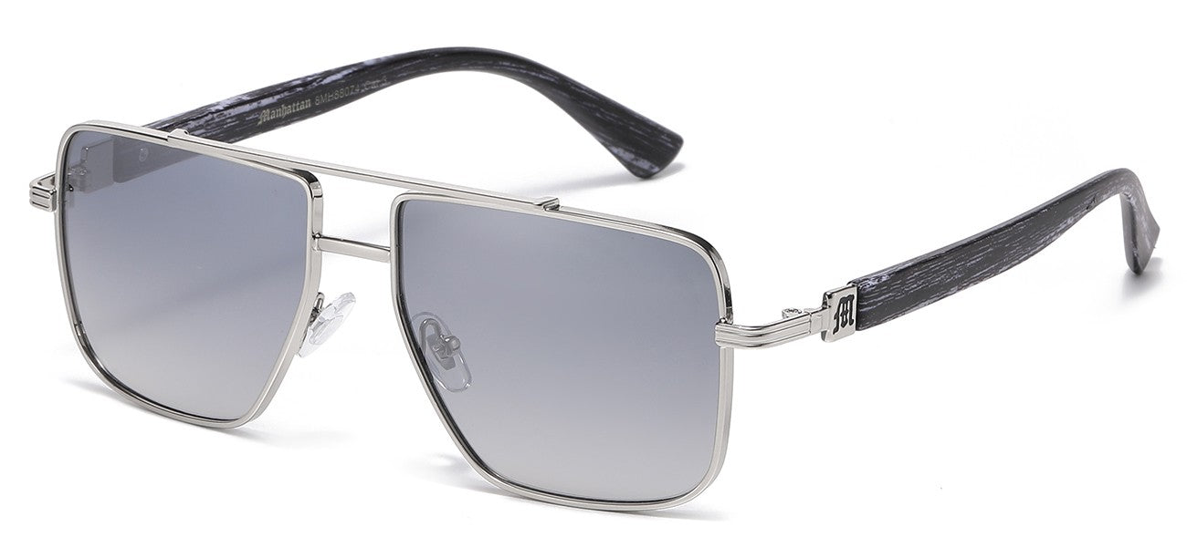 Manhattan Metallic Square Aviator mh88074