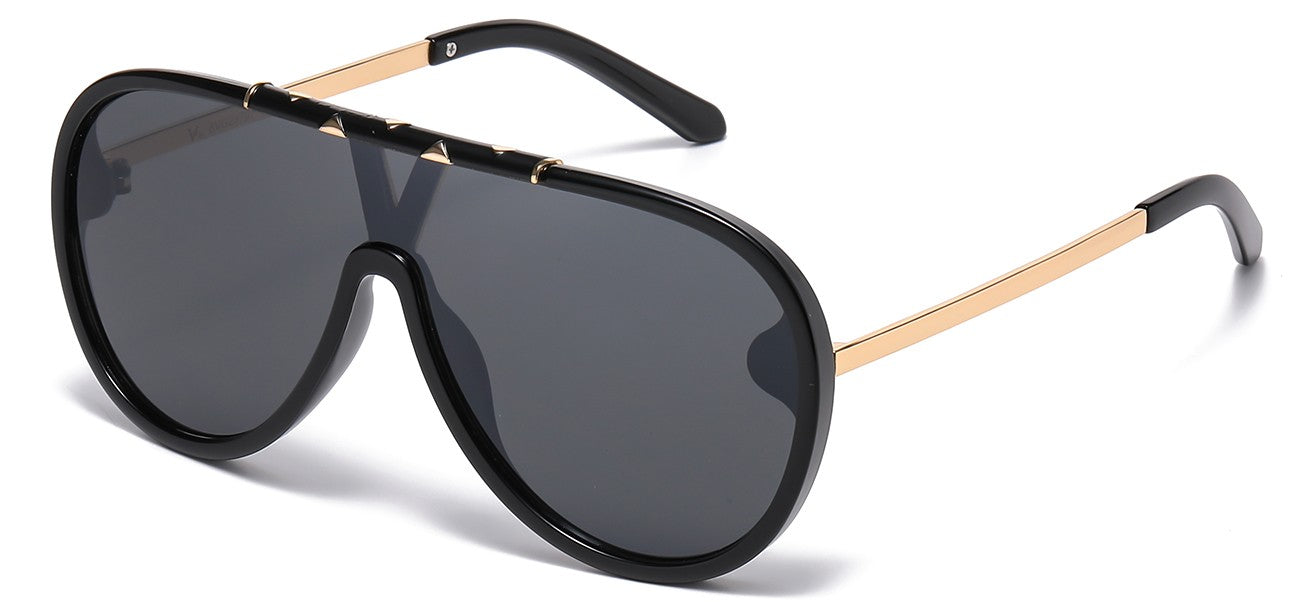 VG Round Panel Lens Frame Sunglasses vg29707