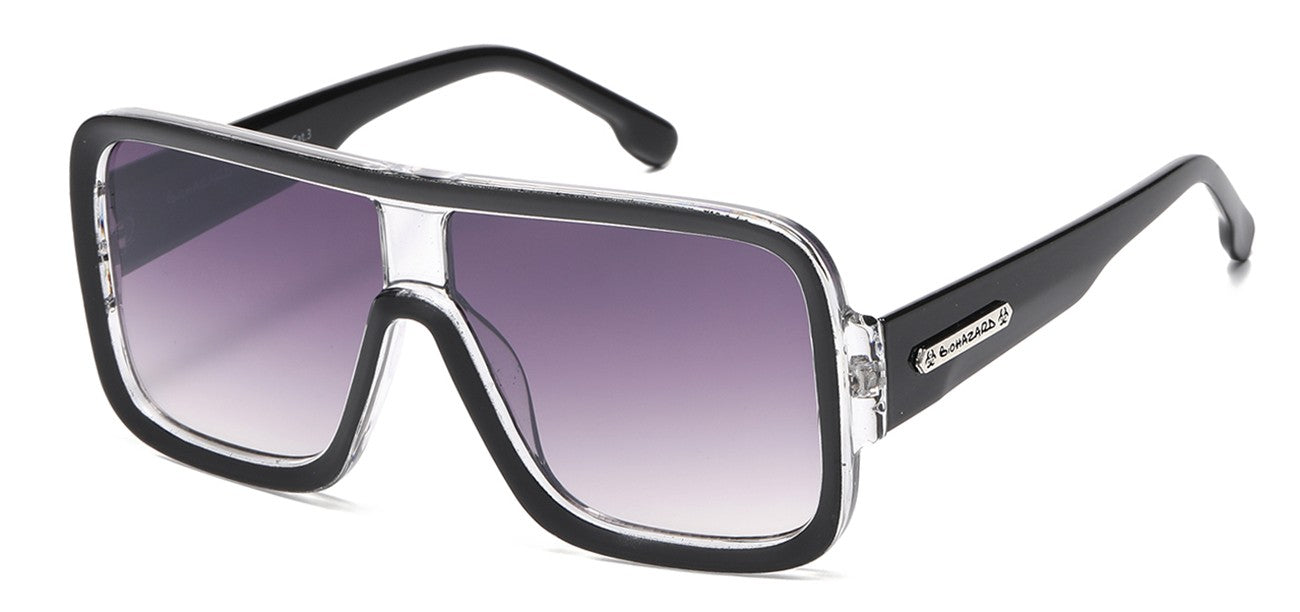 Biohazard Square Frame Sunglasses bz66338