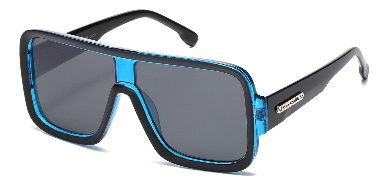 Biohazard Square Frame Sunglasses bz66338