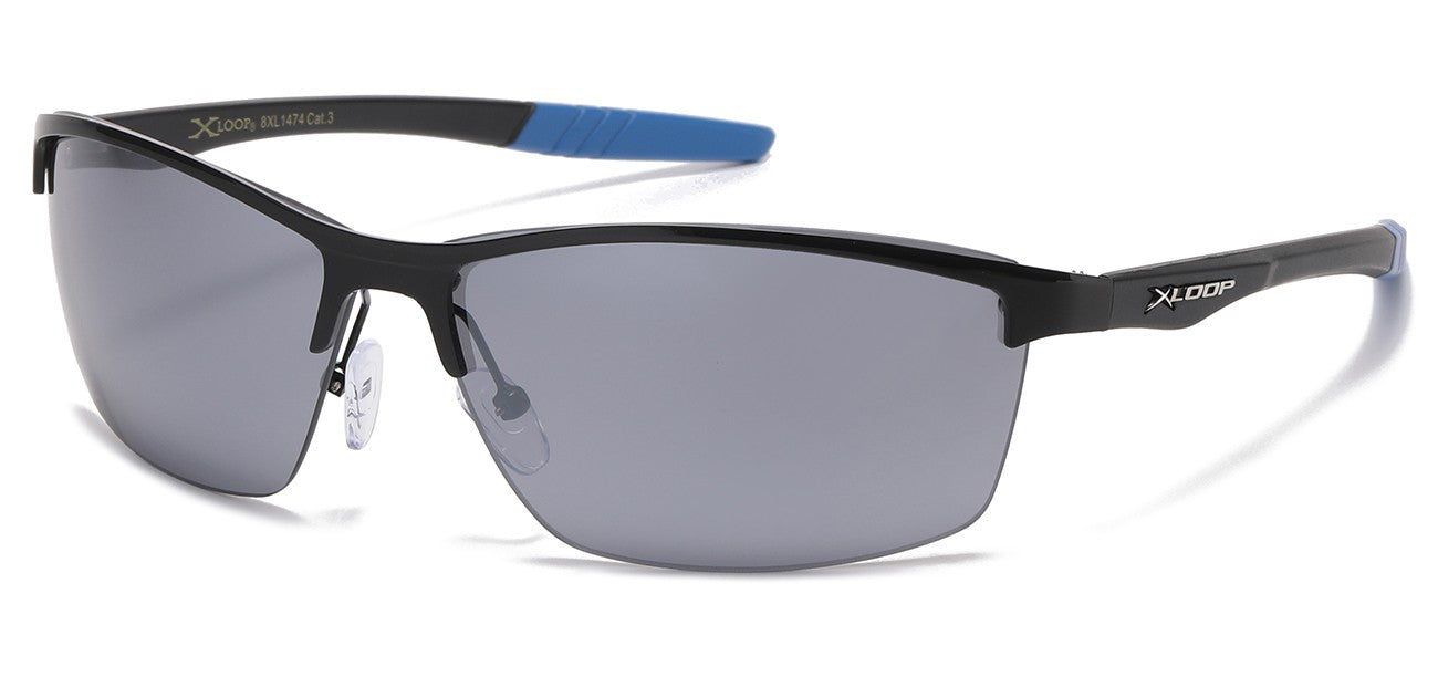 Xloop Metallic Semi Rimless Shades xl1474