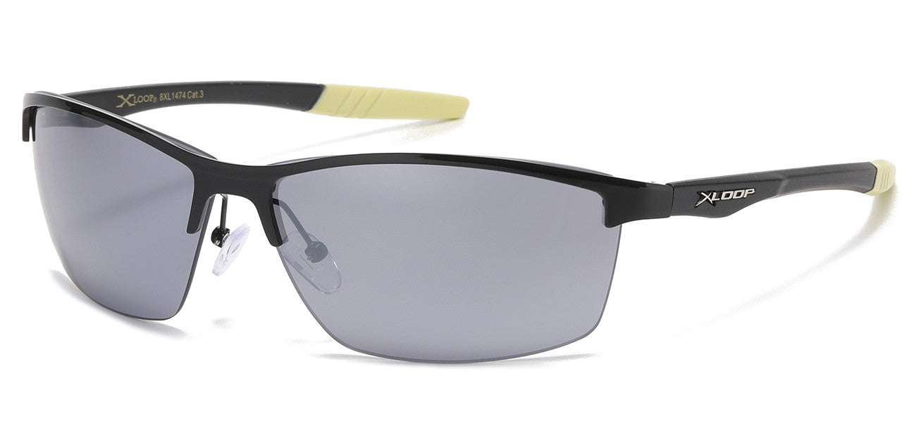 Xloop Metallic Semi Rimless Shades xl1474