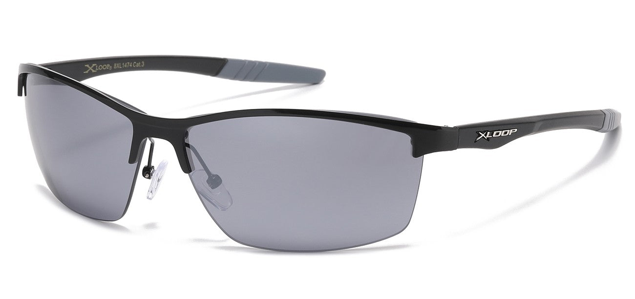 Xloop Metallic Semi Rimless Shades xl1474