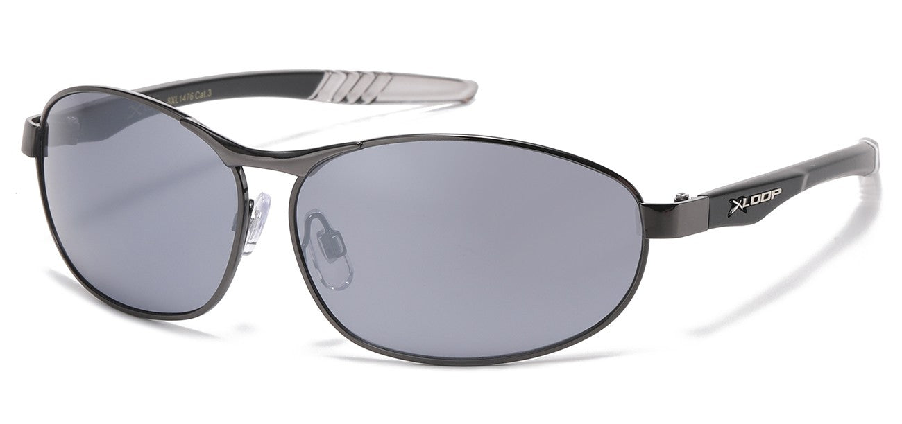 Xloop Metallic Sports Wrap Shades xl1476