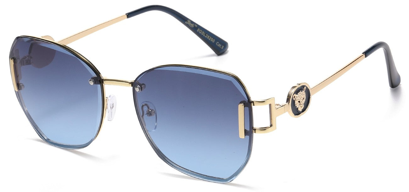 Giselle Metallic Rimless Sunglasses gsl28290