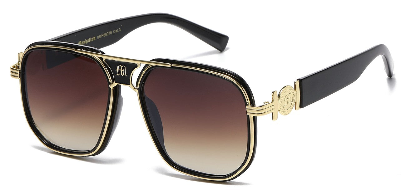 Manhattan Luxe Square Sunglasses mh88078