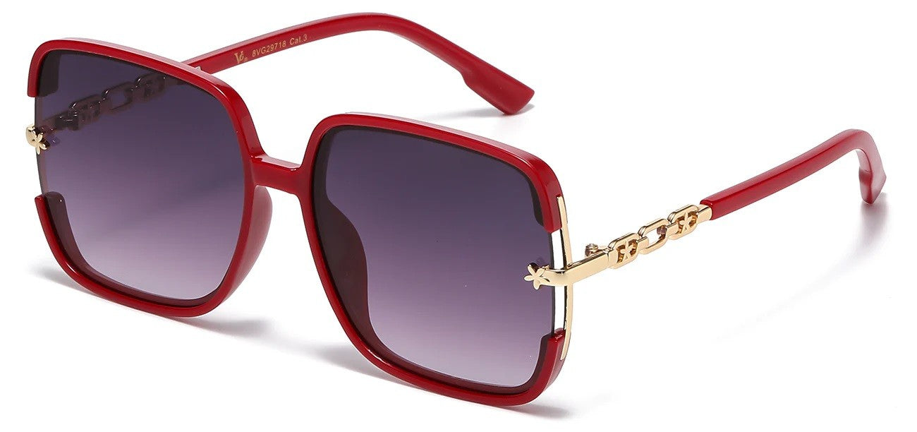VG Fashion Square Frame Sunglasses vg29718