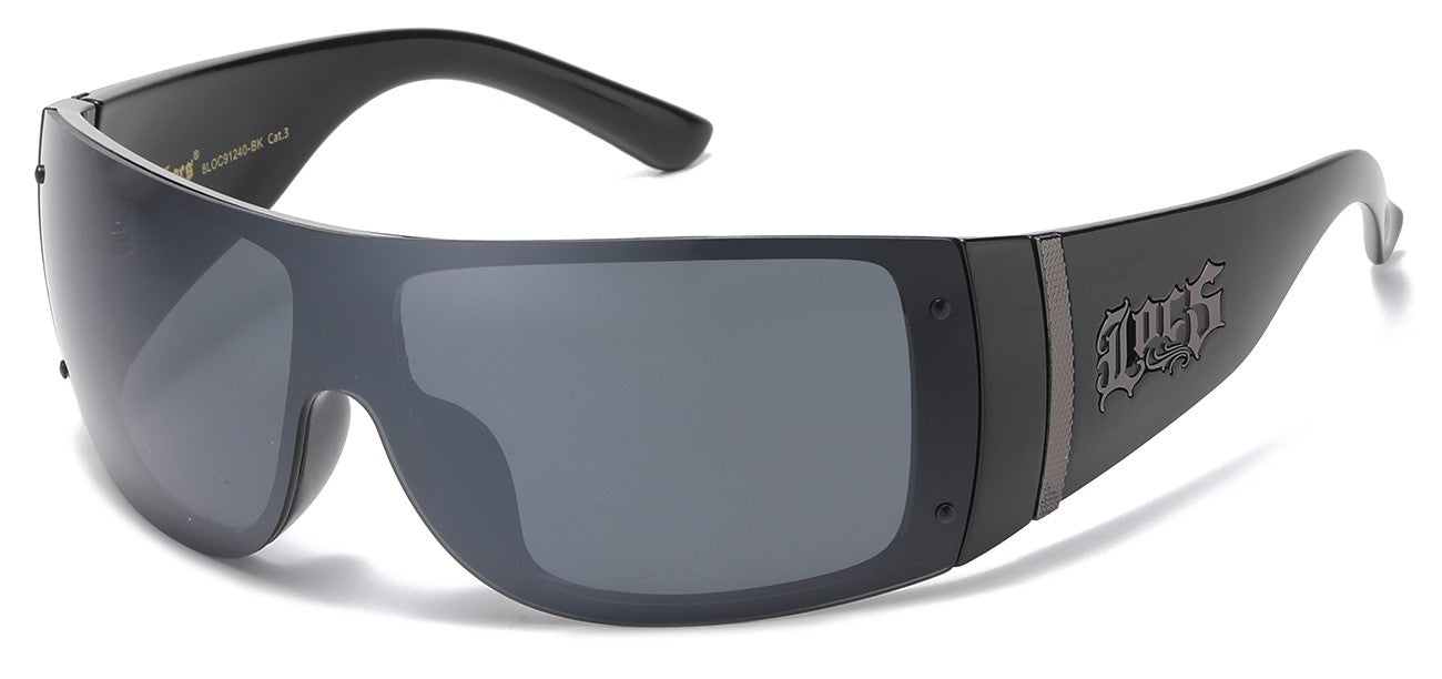 Locs Sports Wrap Sunglasses loc91240-bk