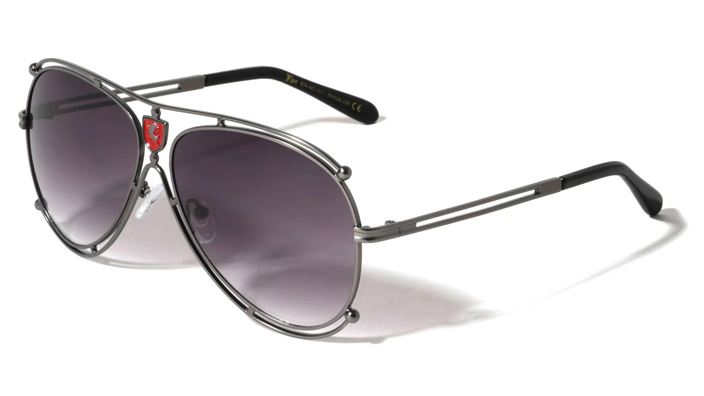 Khan Metallic Aviator Sunglasses kn-m21011