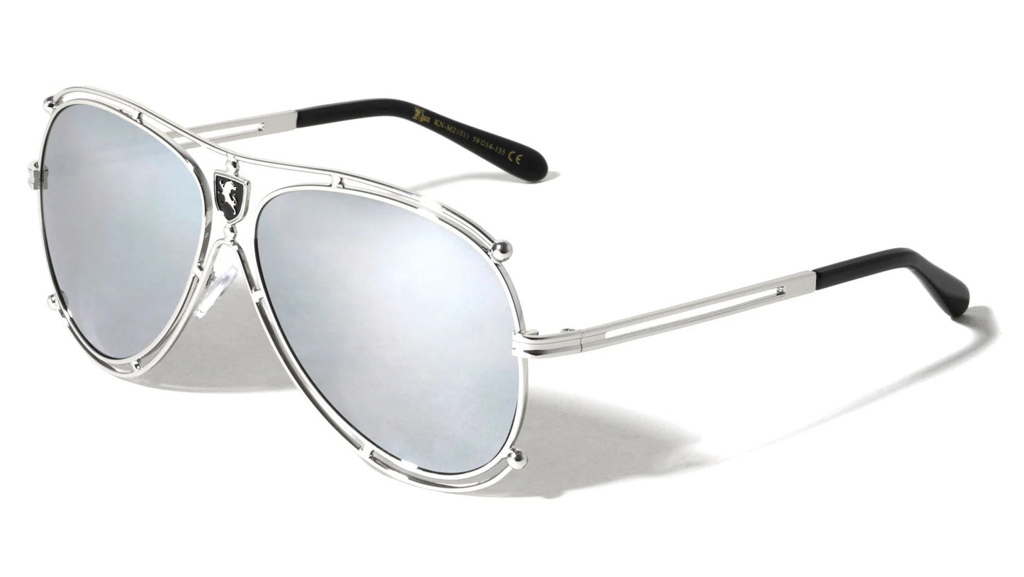 Khan Metallic Aviator Sunglasses kn-m21011