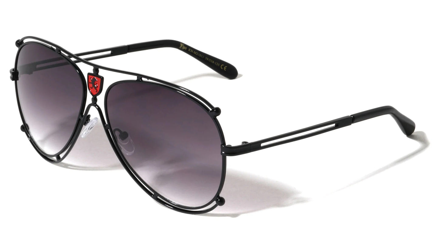 Khan Metallic Aviator Sunglasses kn-m21011