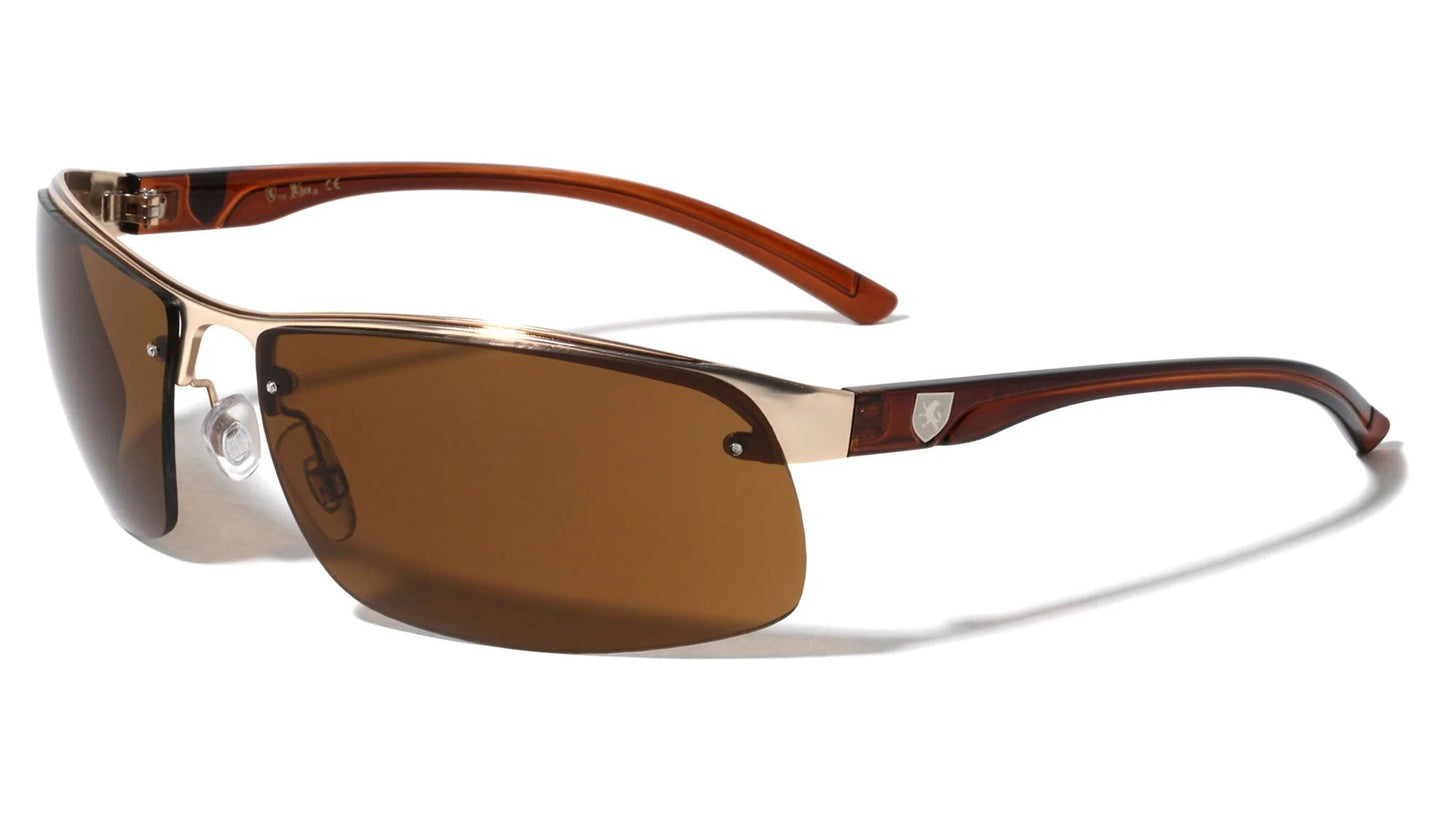 KHAN Semi-Rimless Sports Sunglasses kn-m3924