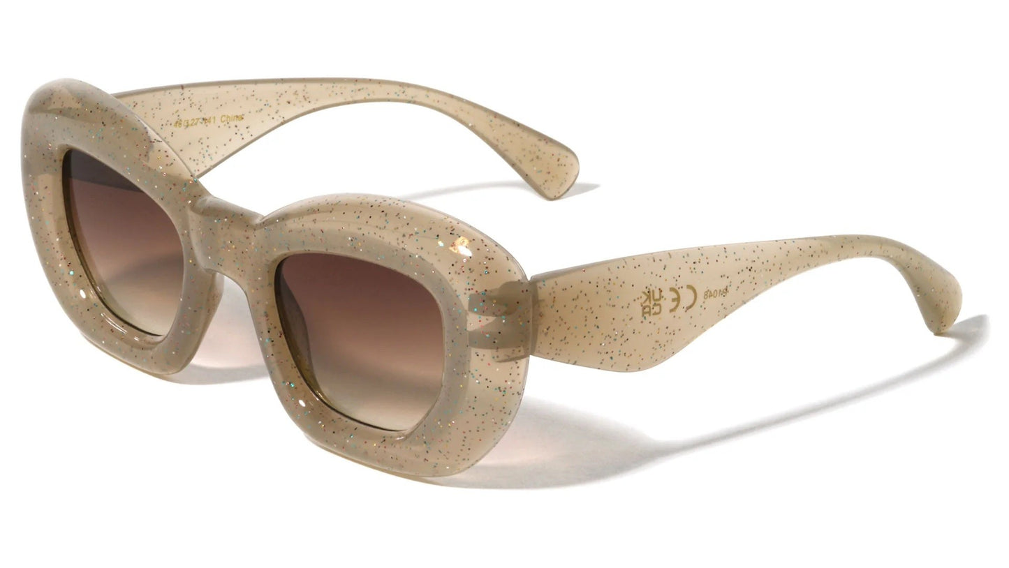 Glitter Frame Cat Eye Sunglasses p1048