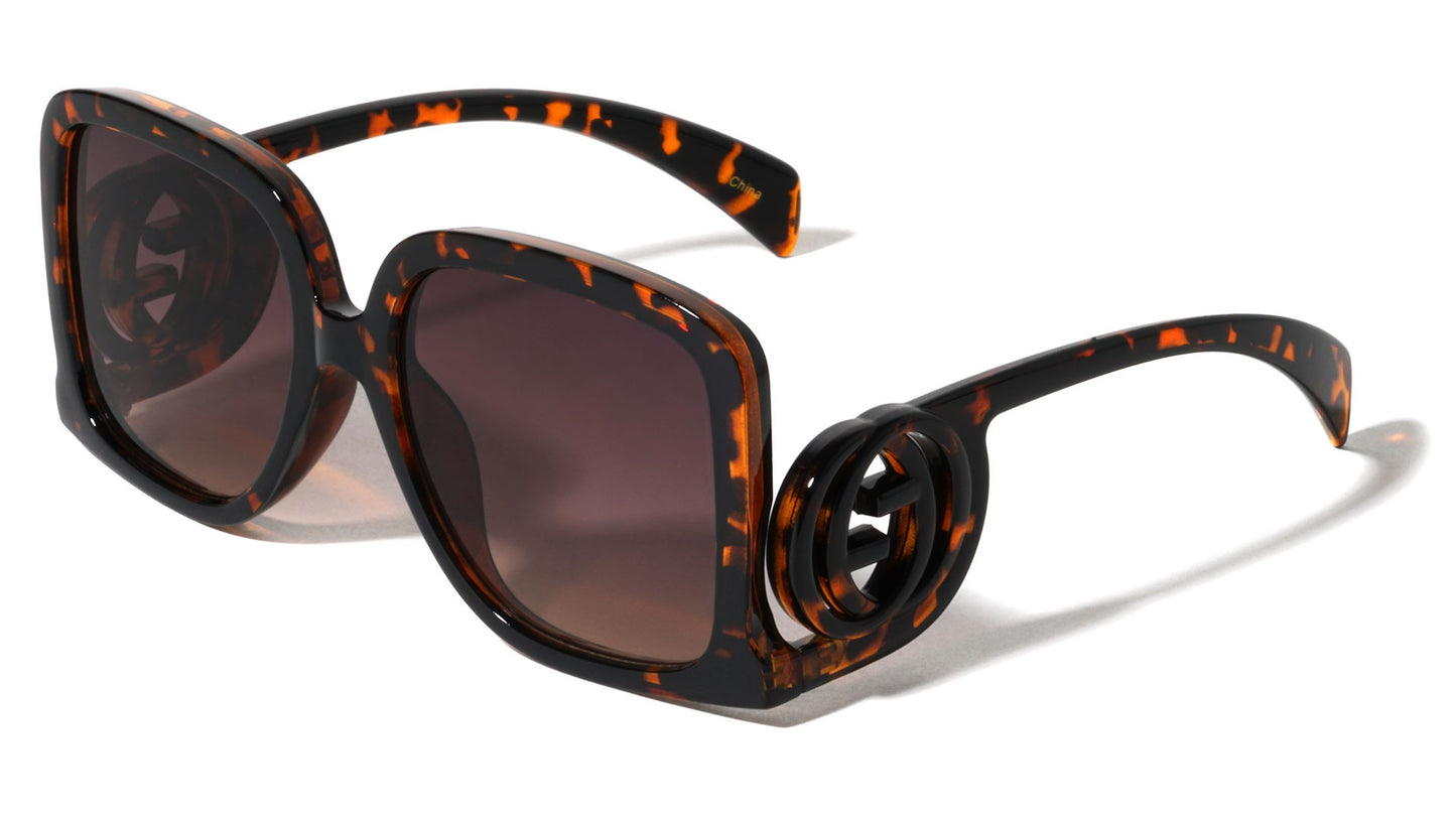 Oversized Butterfly Frame Sunglasses p1031