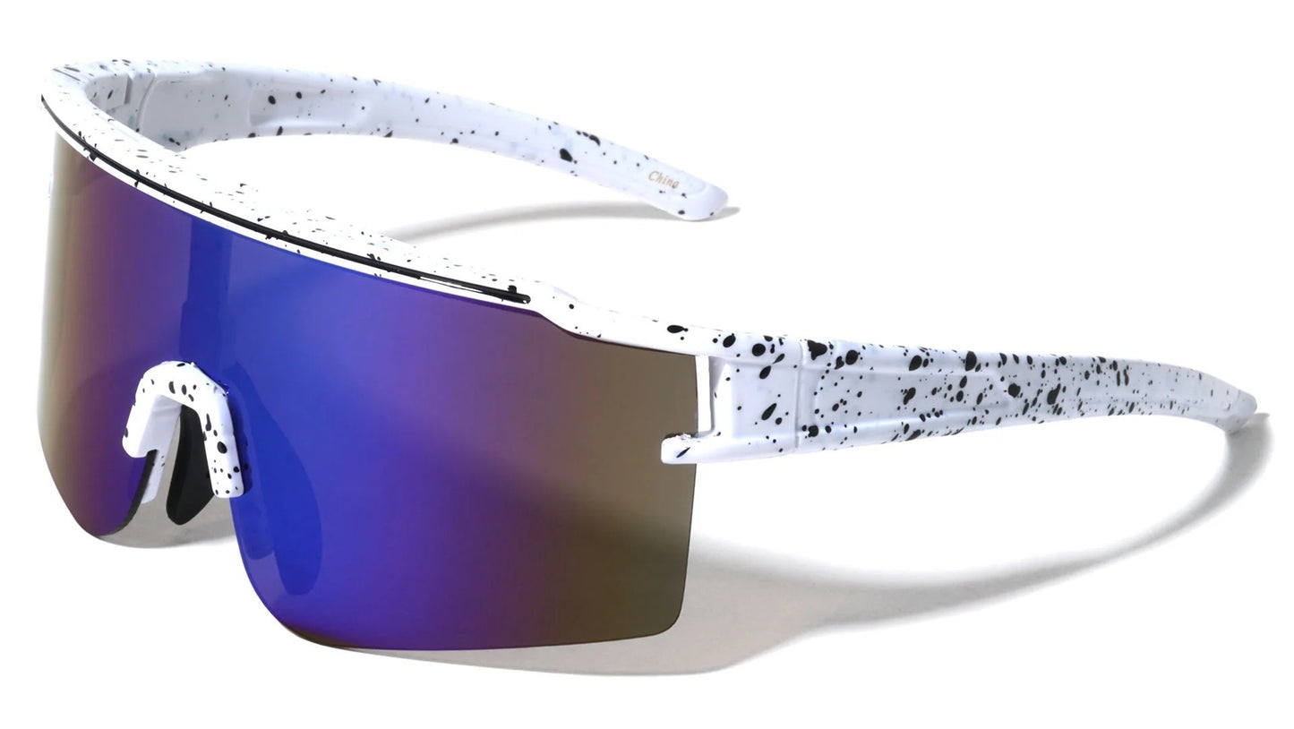 Semi Rimless Shield Sunglasses bp0242-cm