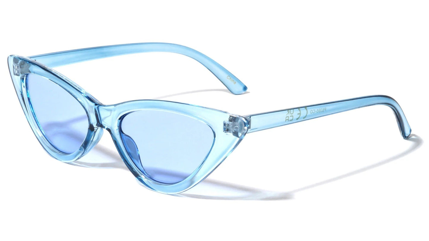 Crystal Color Cat Eye Sunglasses p6395-co
